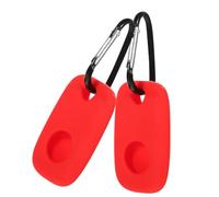 OATIPHO Lot de 2 Étuis en Silicone Rouge Compatibles avec Pro 2022, Housse de Protection Antichoc avec Crochet, Accessoire GPS pour Clés et Objets Personnels