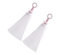 OATIPHO Lot de 2 Filets Moussants en Pp Blanc Texture Confortable et Possibilité Suspendre, Accessoire Bain Nettoyage du Visage