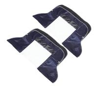 OATIPHO Lot de 2 Housses de Protection Étanches en Tissu Oxford Bleu Marine pour Tableau de Bord de Scooter de Mobilité Protection Anti-Poussière avec Fenêtre Transparente Dimensions