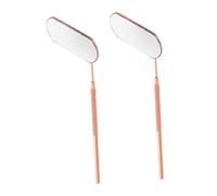 OATIPHO Lot De 2 Miroirs D'Inspection Pour Cils Accessoires Pour Cils Miroirs De Maquillage Fournitures Pour Cils Miroir De Poche Avec Poignée Miroir De Rasage Miroir Portable