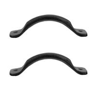 OATIPHO Lot de 2 Poignées de Porte en Fonte Poignées de Tirage Vintage pour Meubles Robustes en Fer Style Rétro Classique pour Placards et Commodes et Portes D’Intérieur