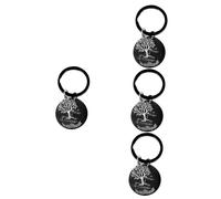 OATIPHO Lot de 2 porte-clés pour grand-mère en acier inoxydable, Noir x 4 unités, 2.7X2.7CMx4pcs