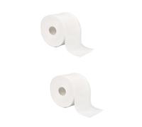 OATIPHO Lot De 2 Rouleaux De Lingettes En Coton Non Tissé Épais Réutilisables Jetables Pour Le Nettoyage Des Mains Lingettes Blanches