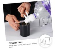 OATIPHO Lot de 2 Supports Portables pour Bonbonne d'Eau 5 L Support Antidérapant en Caoutchouc Léger et Stable pour Camping Maison et Bureau