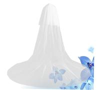 OATIPHO Lot de 2 voiles de mariage Cathedral avec combinaison d'accessoires de mariage pour mariées