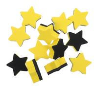 OATIPHO Lot de 20 Effaceurs Magnétiques en EVA D’Étoile Mini Gommes pour Tableau Blanc et Tableau Noir Effaçables à Sec Couleurs Vives pour Salle de Classe et Bureau