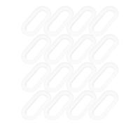 OATIPHO Lot de 20 poignées en plastique blanches pour boîtes en carton résistantes et ergonomiques pour déménagement, transport et emballage faciles