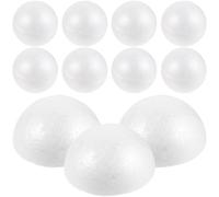 OATIPHO Lot de 20 Supports Demi-Boule en Mousse Polystyrène Ø100 MM pour Bouquet de Fleurs DIY Accessoires Floraux pour Mariage et Décoration Festive