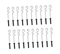 OATIPHO Lot De 20 Têtes D'Agitateur En Spirale Pour Pigments Mélangeur De Colorants Tête De Mélange De Couleurs Mélangeur De Peintures En Plastique Gris