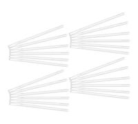 OATIPHO Lot de 20 Tubes Lumineux Effet Étoile Transparents en Plastique 12Mm X 20Cm Protection Étanche pour Guirlande Lumineuse Extérieure Abat-Jour Décoratif pour Éclairage Festif