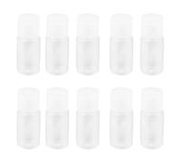 OATIPHO Lot de 24 Bouteilles de Lotion 10Ml Transparentes en Plastique PET Bouchon Rabattable Distributeurs Cosmétiques Rechargeables pour Maquillage Voyage et Soins Personnels