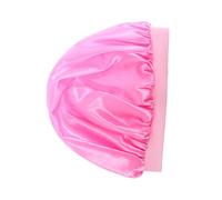 OATIPHO Lot De 3 Bonnets De Nuit Élastiques Garçon Et Filles Satin, Large Bord, Protection Cheveux, Taille Unique, Sommeil, Maison, Voyage (violet, Noir, Rose