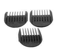 OATIPHO Lot De 3 Peignes De Guidage Pour Tondeuse À Cheveux En Plastique Noir Pour Tondeuse À Cheveux À Pointes Fourchues