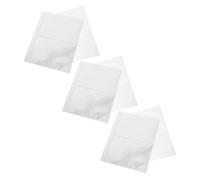 OATIPHO Lot de 30 Pochettes Transparentes pour Billets à 3 Trous, Format, 2 Rangées, Pages pour Classeur 3 Anneaux, Organisateur de Cartes et Porte-cartes de Visite, Compatible Devises