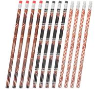 OATIPHO Lot de 36 Crayons en Bois Thème Rugby Crayons à Écrire et Dessiner Gomme Intégrée Motifs Ballons de Sport pour L’École les Fêtes Sportives Adolescents