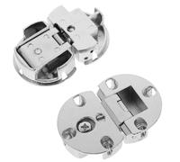 OATIPHO Lot de 4 Charnières à Paumelle en Alliage de Zinc Pivot 90 Degrés Résistantes à la Corrosion pour Portes et Armoires Adaptées aux Meubles et Placards