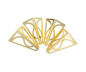 OATIPHO Lot de 4 Pieds de Meubles en Métal Doré Titanium, 15 Cm, Robustes et Antirouille, Pieds de Rechange pour Canapé, Table Basse et Armoire, Fixation à Vis pour Usage Polyvalent