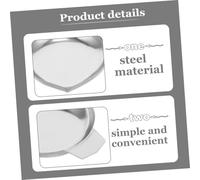 OATIPHO Lot de 4 Plateaux de Pesée en Acier Inoxydable pour Balances Électroniques Coupelles de Pesée Précises pour Poudres et Liquides Accessoires de Laboratoire et Pesage de Bijoux