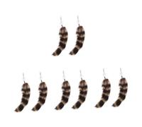 OATIPHO Lot de 4 porte-clés pour sacs à dos esthétiques et flous, Comme illustré, 4 pièces, 35.00X5.00X5.00CMx4pcs