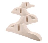 OATIPHO Lot de 4 Supports de Paravent en Bois Beige Installation Simple, Base Stable pour Cloisons Intérieures, pour Créer des Espaces Privés Bureau
