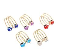 OATIPHO Lot De 5 Bagues Anti-mauvais Œil Pour Femme : Bijoux Élégants, Bague Ouverte Réglable Pour L'index, Idéale Pour Les Réunions D'affaires Et Les Rassemblements Décontractés.