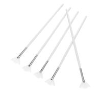 OATIPHO Lot De 5 Pinceaux De Maquillage Éventail, Taille Moyenne, Fibres Synthétiques Douces, Applicateurs Masque Visage Pour Peaux Sensibles, Usage Maison Et Voyage