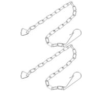 OATIPHO Lot de 6 Chaînettes Universelles pour Clapet de Chasse d'Eau en Acier Inoxydable Joint Étanche et Levier de Déclenchement Kit de Remplacement pour Réservoir de Toilettes