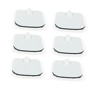 OATIPHO Lot De 6 Coussinets Électrodes Carrés Auto-adhésifs 4,5 x 6 Cm En Gel De Silicone Conducteur Pour Thérapie Électrique Muscle, Usage Personnel Et Professionnel