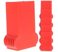 OATIPHO Lot de 6 Embouts Antidérapants en Caoutchouc Rouge 3X5 CM pour Pieds D’Échelle à Chevrons Patins de Protection Résistants à L’Usure pour Usage Intérieur et Extérieur Sécurité et