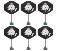OATIPHO Lot de 6 Mouvements Horlogers à Quartz Sl68 Métal Remplacement Montre Mécanique Kit Réparation Montre Cadran Calendrier Couple Élevé pour Horlogers Amateurs et Professionnels