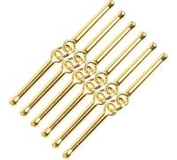 OATIPHO Lot de 6 Pendentifs Breloques en Métal Couleur Bronze Antique Forme de Batterie Charms Artisanaux pour Création Bijoux DIY Accessoires Décoratifs pour Bracelets et Colliers