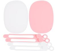 OATIPHO Lot de 6 Sets de Pièces Sacoches de Rangement pour Câbles en Silicone Souple Petite Pochette de Transport 2 Boîtes et 4 Attaches Organiseur Compact pour Accessoires de Voyage