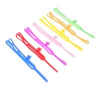 OATIPHO Lot de 7 Marque-pages Créatifs en Silicone Coloré - Accessoire de Lecture Portable, Amusant et Léger - pour Étudiants, Fournitures Scolaires et Voyage