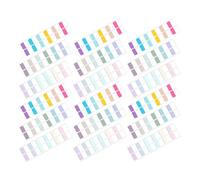 OATIPHO Lot de 720 Onglets Adhésifs Multicolores pour Livres et Cahiers 240 Pastel 240 Tons Neutres 240 Couleurs Vives Onglets D’Index Inscriptibles pour Organisation Scolaire et Bureau