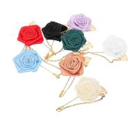OATIPHO Lot De 8 Broches De Fleur Pour Costume De Gentleman Épingles À Boutonnière Corsage Accessoire De Smoking Marié Mariage Banquet Fête Bijoux Roses Pour