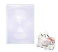OATIPHO Loupe de Lecture Grand Format 300X210 MM Grossissement 3X Feuille Loupe en PVC Légère et Portable Écran d'Ordinateur et Documents pour Personnes Malvoyantes et Usage Bureautique