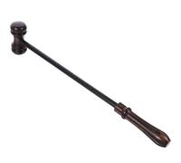 OATIPHO Maillet de Juge en Bois Massif Portable Maillet d'Avocat à Poignée Ergonomique Bloc Sonore Puissant Marteau de Tribunal Compact pour Ventes aux Enchères et Usage Professionnel