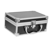 OATIPHO Mallette Cosmétique Aluminium Portable 1 Petit Format Noire Organiseur Trousse de Maquillage Professionnelle Légère Transport pour Maquillage Voyage et Rangement Instruments