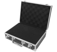 OATIPHO Mallette en Alliage D’Aluminium Rigide 29X20X9 CM Boîte à Outils Portable Noire Étui de Rangement Multifonction pour Outils Documents et Instruments Valise de Poste de Travail