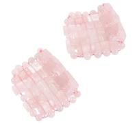 OATIPHO Masque de Sommeil en Quartz Naturel Rose Patch Oculaire Rafraîchissant pour Relaxation, Récupération des Yeux Fatigués, Massage Visage Détente, Voyage et Nuit, Femmes