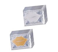 OATIPHO Masque Lèvres Hydratant 20 Pièces Taille Standard Anti-âge Nourrissant Pour Types De Peau Usage Quotidien Blanc Et Doré