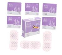 OATIPHO Masque Yeux Chauffant à La Vapeur Lot De 5 Pièces En Tissu Souple Violet Lavande Soulage Fatigue Oculaire Sommeil Relaxation Voyage Usage Jetable