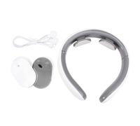 OATIPHO Masseur de Nuque Ergonomique sans Fil Appareil de Massages Électrothérapeutique U Shape pour Détente et Soulagement des Douleurs Cervicales Blanc Sans Batterie