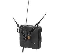 OATIPHO Mécanisme d'Horloge à Mouvement Inverse Aiguilles Noires 9301, Kit de Remplacement à Piles, Moteur Silencieux pour Horloge Murale DIY, Compatible Réparations et Création