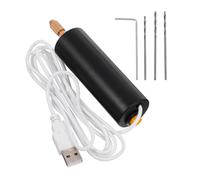 OATIPHO Mini perceuse électrique USB 5 V portable pour bricolage et perçage, petit outil rotatif pour bijoux et travaux manuels, rechargeable, usage domestique, 1 unité