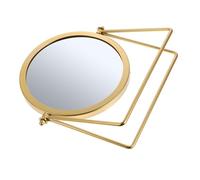 OATIPHO Miroir de Maquillage Rotatif Doré pour Bureau Miroir Cosmétique Portable à Design Élégant pour Chambre et Coiffeuse
