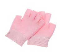 OATIPHO Mitaines Gel Hydratantes Sans Doigts pour Soin des Mains Mitaines Élastiques de Soin Dermatologique Hydratation Intense pour Peau Sèche Accessoires Spa pour Femmes et Filles