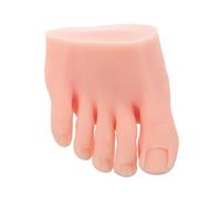 OATIPHO Modèle De Pied Silicone Pour Pratique Du Nail Art Formation Pose Ongles Pied Droit Artificiel Réaliste Et Flexible Outil Pour Débutants Et Professionnels