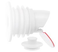 OATIPHO Noyau de Siphon Anti-Odeurs en Silicone Blanc Clapet Anti-Retour pour Évier Cuisine et Lavabo Diamètre 45-50 MM Dispositif Étanche pour Tuyau d'Évacuation Protection les