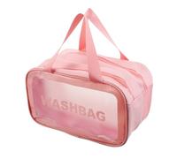 OATIPHO Organisateur de Maquillage Double Couche Étanche Pochette Cosmétique Portable avec Séparation Sec Humide et Filles